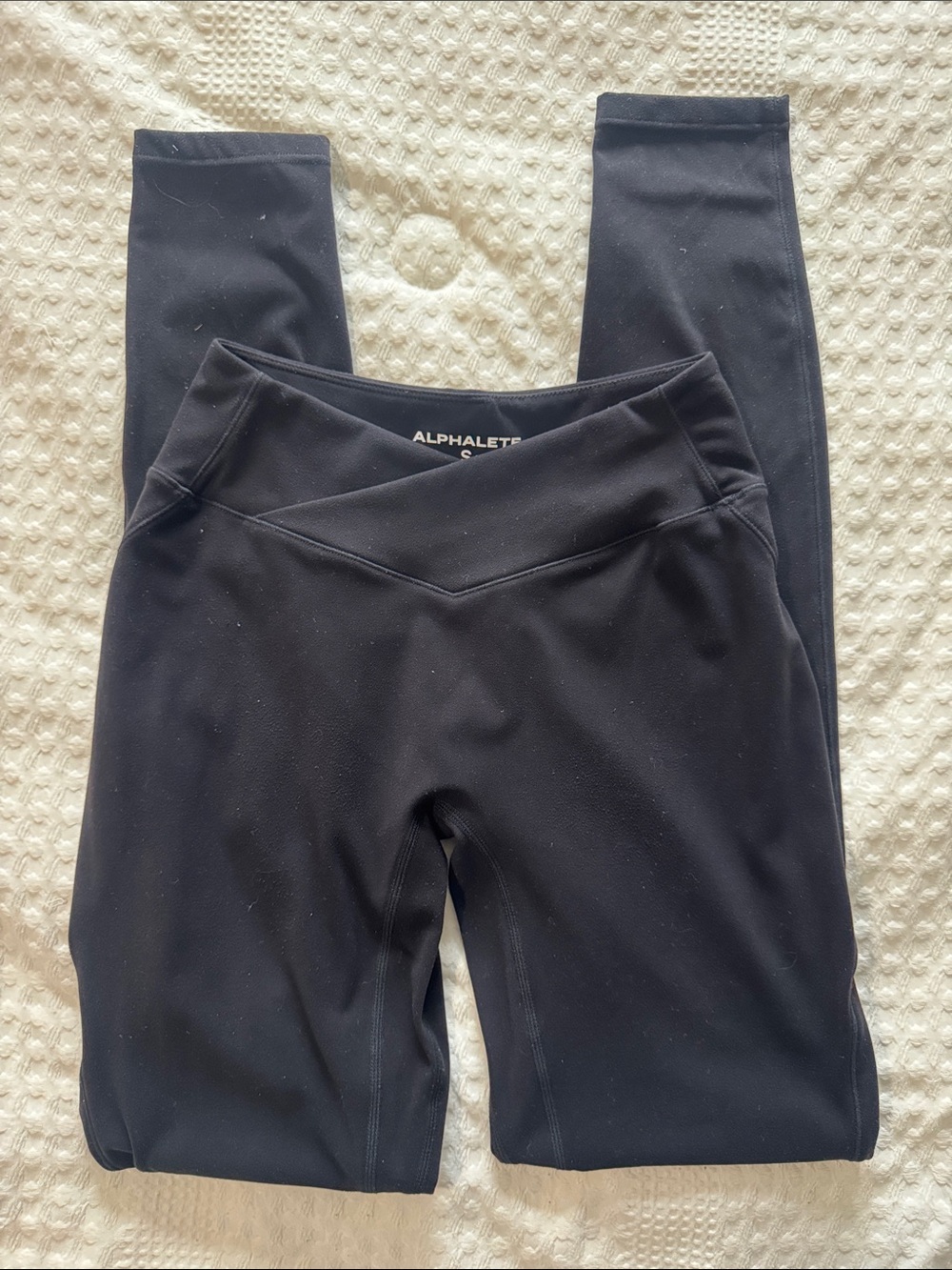 Alphalete Black High-Rise Performance Leggings